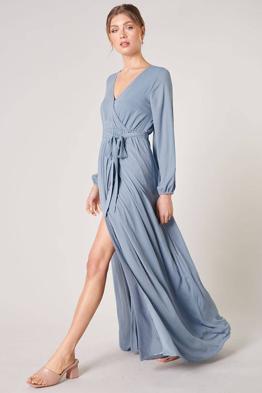 Wholehearted Faux Wrap Maxi Dress