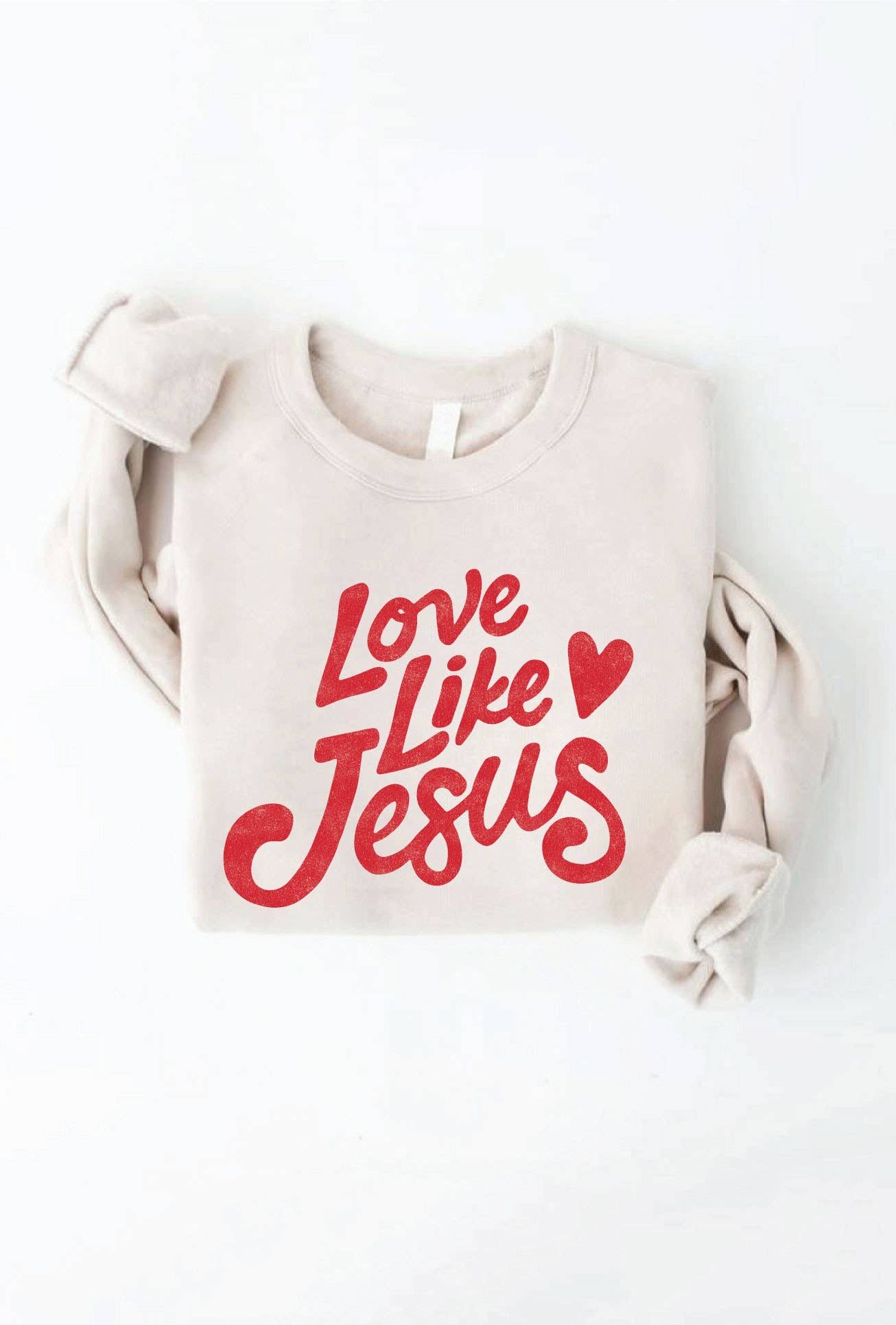 OAT COLLECTIVE - LOVE LIKE JESUS Graphic Sweatshirt