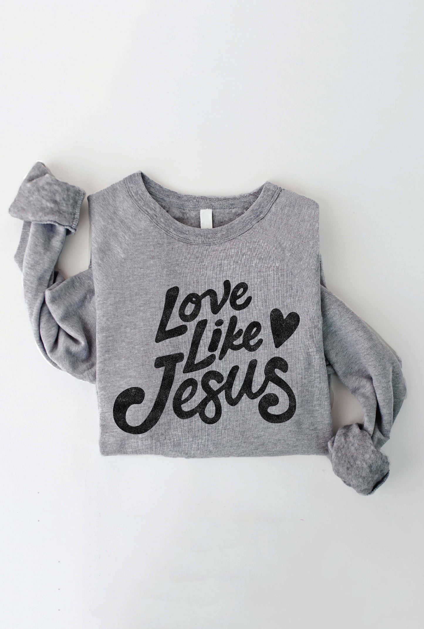 OAT COLLECTIVE - LOVE LIKE JESUS Graphic Sweatshirt