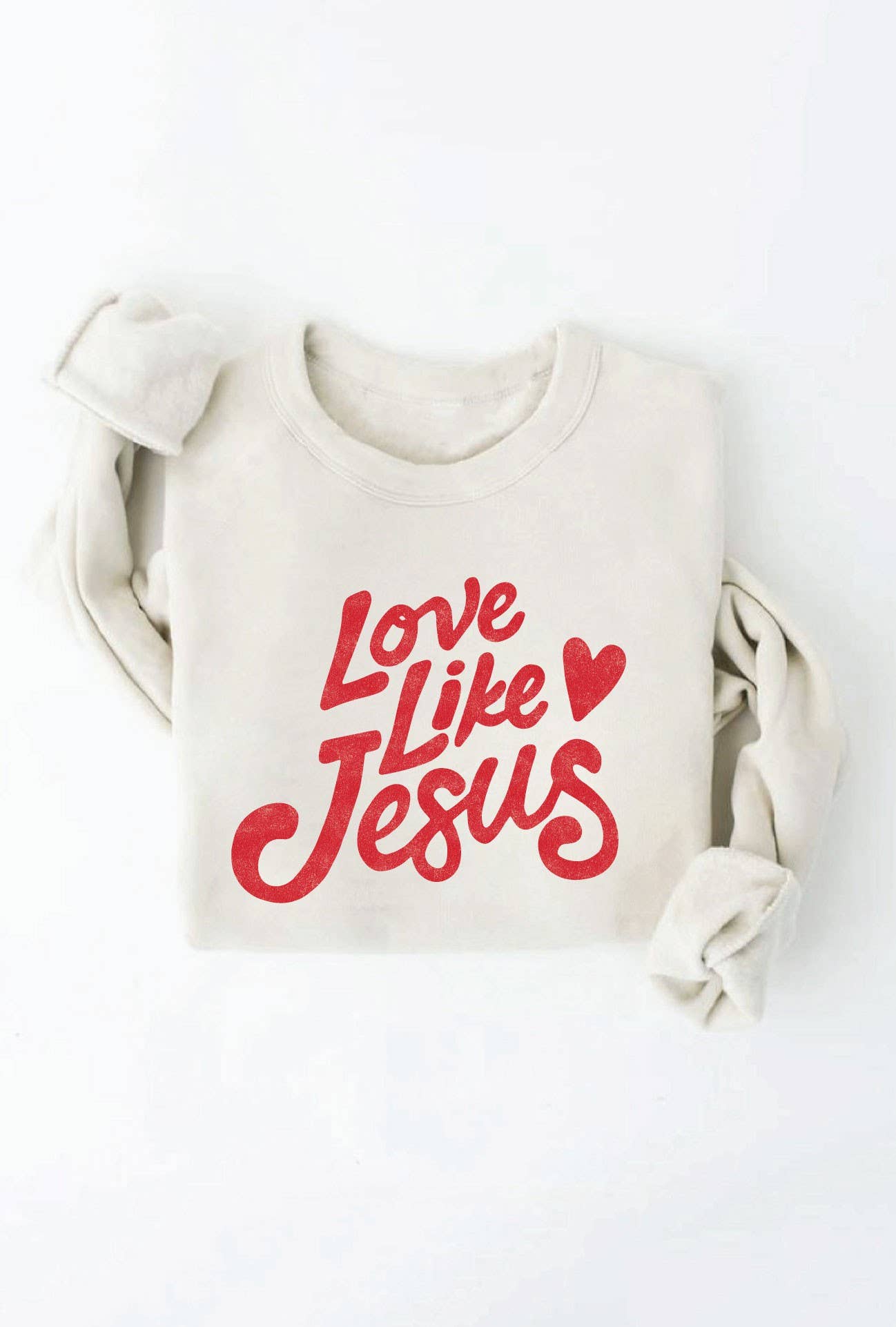 OAT COLLECTIVE - LOVE LIKE JESUS Graphic Sweatshirt