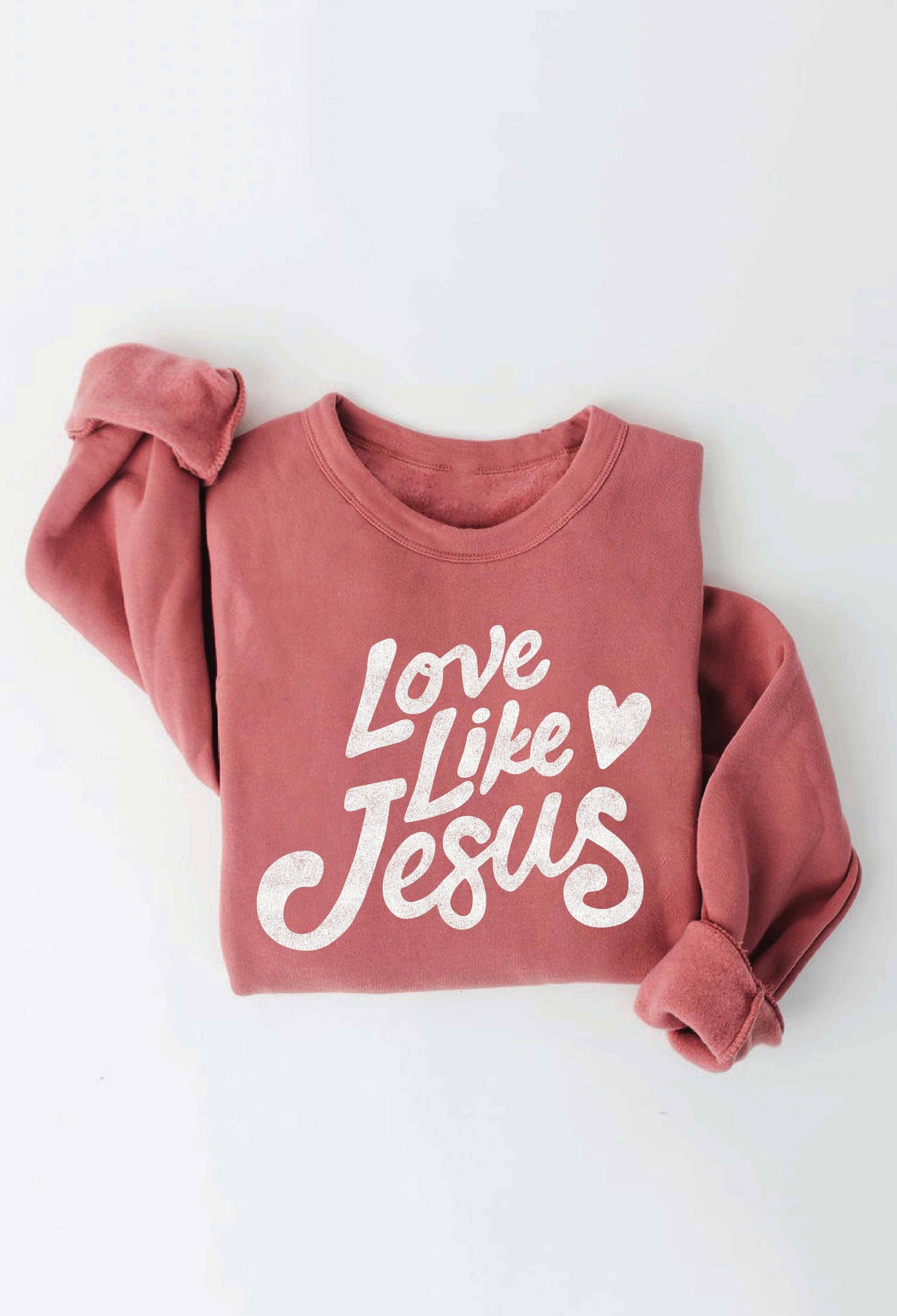 OAT COLLECTIVE - LOVE LIKE JESUS Graphic Sweatshirt