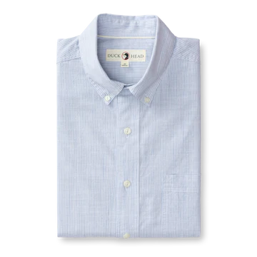 LS COTTON SLUB SPORT SHIRT - DONOVAN STRIPE