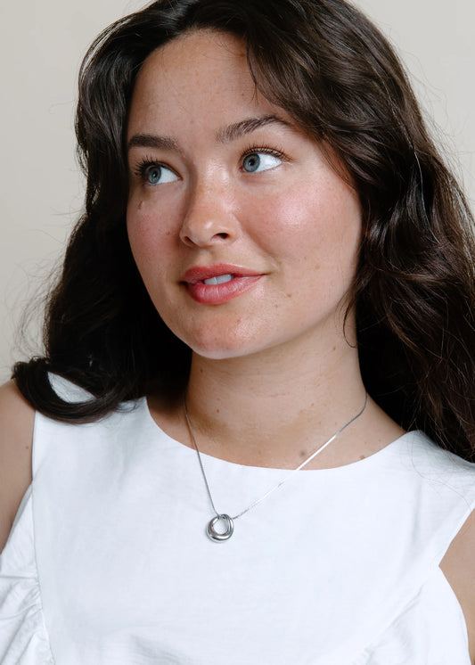 Defying Gravity Necklace - Silver