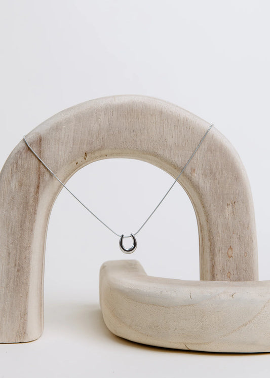 Hold Your Horses Necklace - Silver