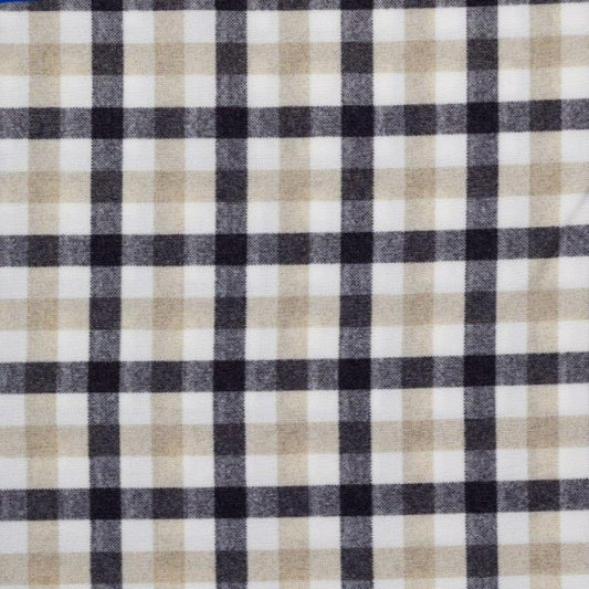 L/S Double Gingham - Tan