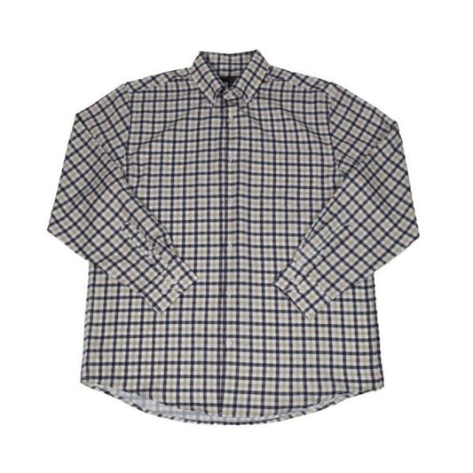 L/S Double Gingham - Tan