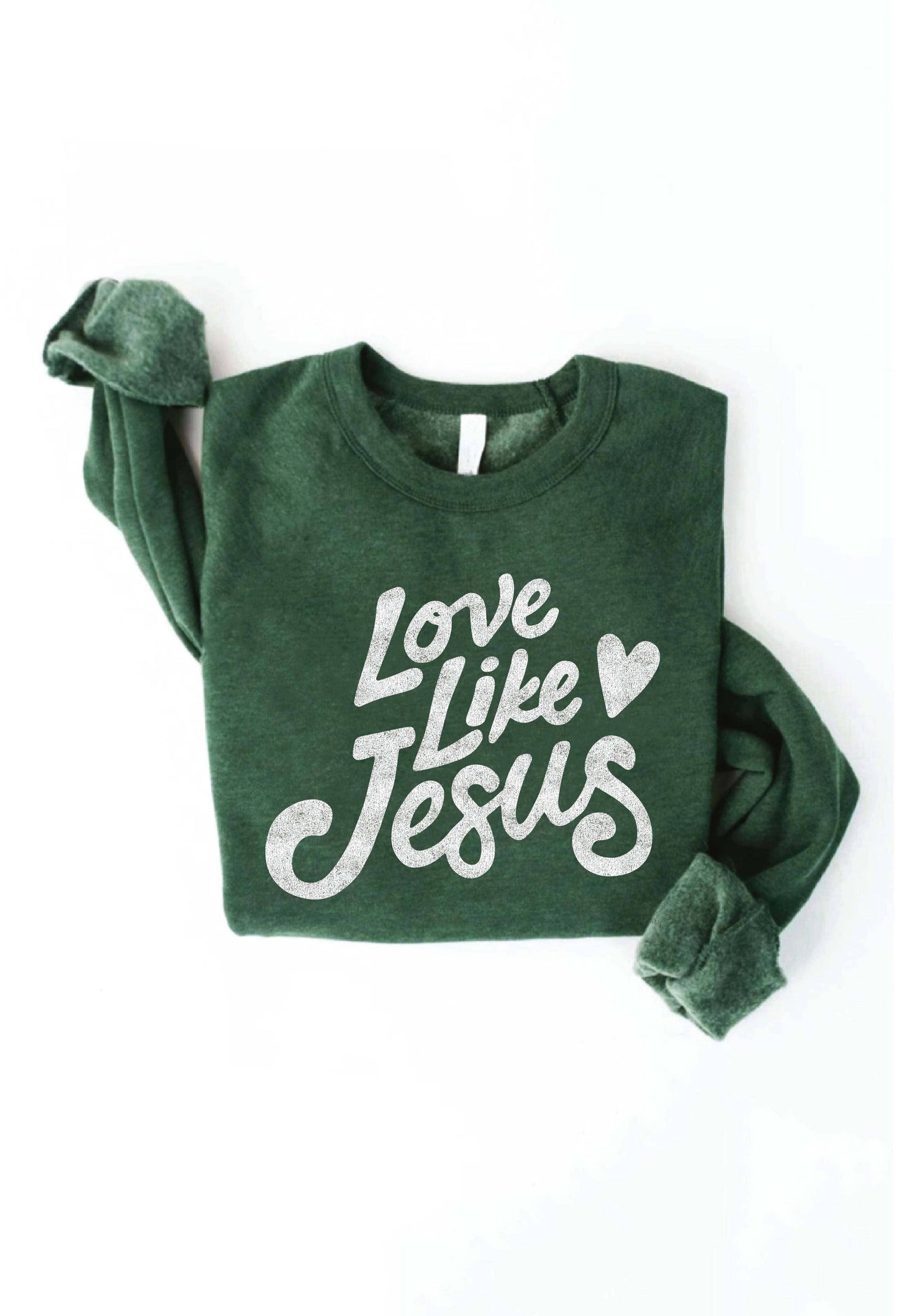 OAT COLLECTIVE - LOVE LIKE JESUS Graphic Sweatshirt