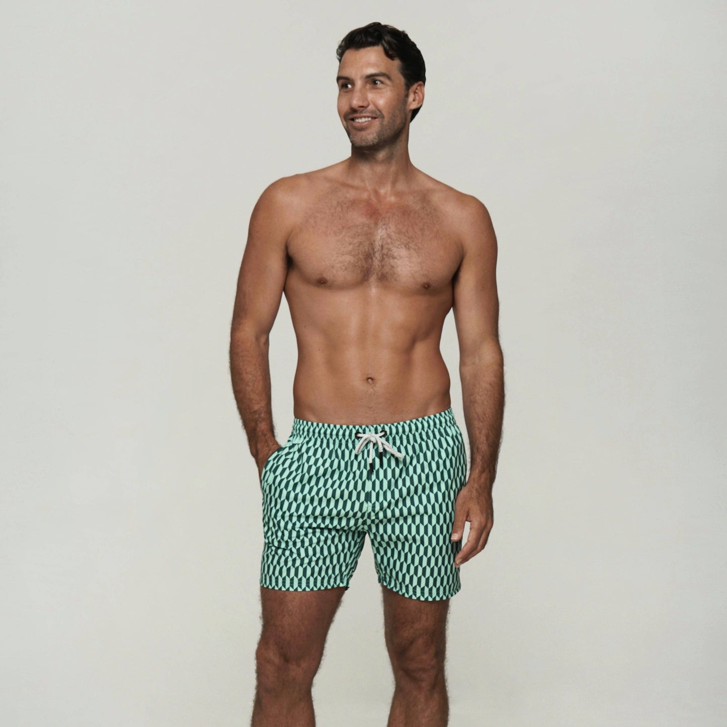Bondi Joe Swimwear - Lamrock Mens Swim Trunks