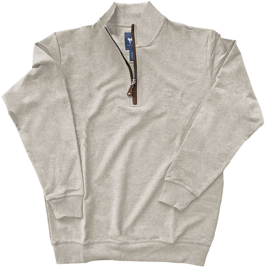 French Terry Quarter zip Beige