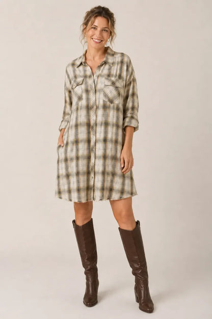 Plaid it is Dress