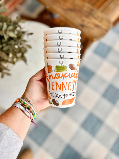 Knoxville, TN Multi-Sport Reusable Cups - Set of 6