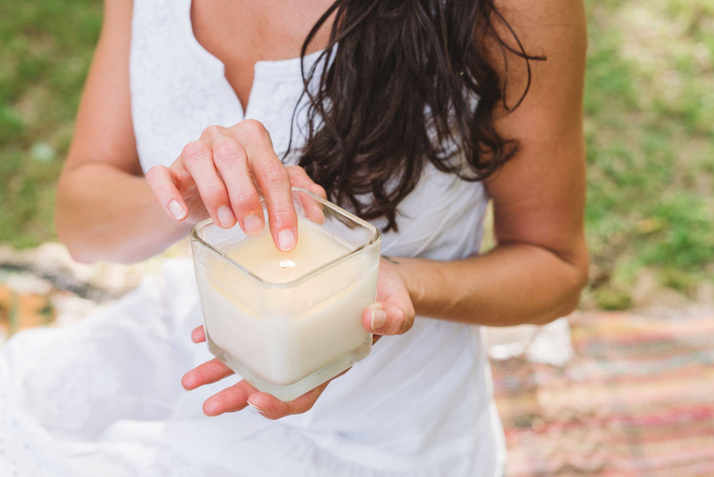 Creative Energy Candles - Warm Tobacco & Coriander: 2-in-1 Soy Lotion Candle: Tester - 6 oz