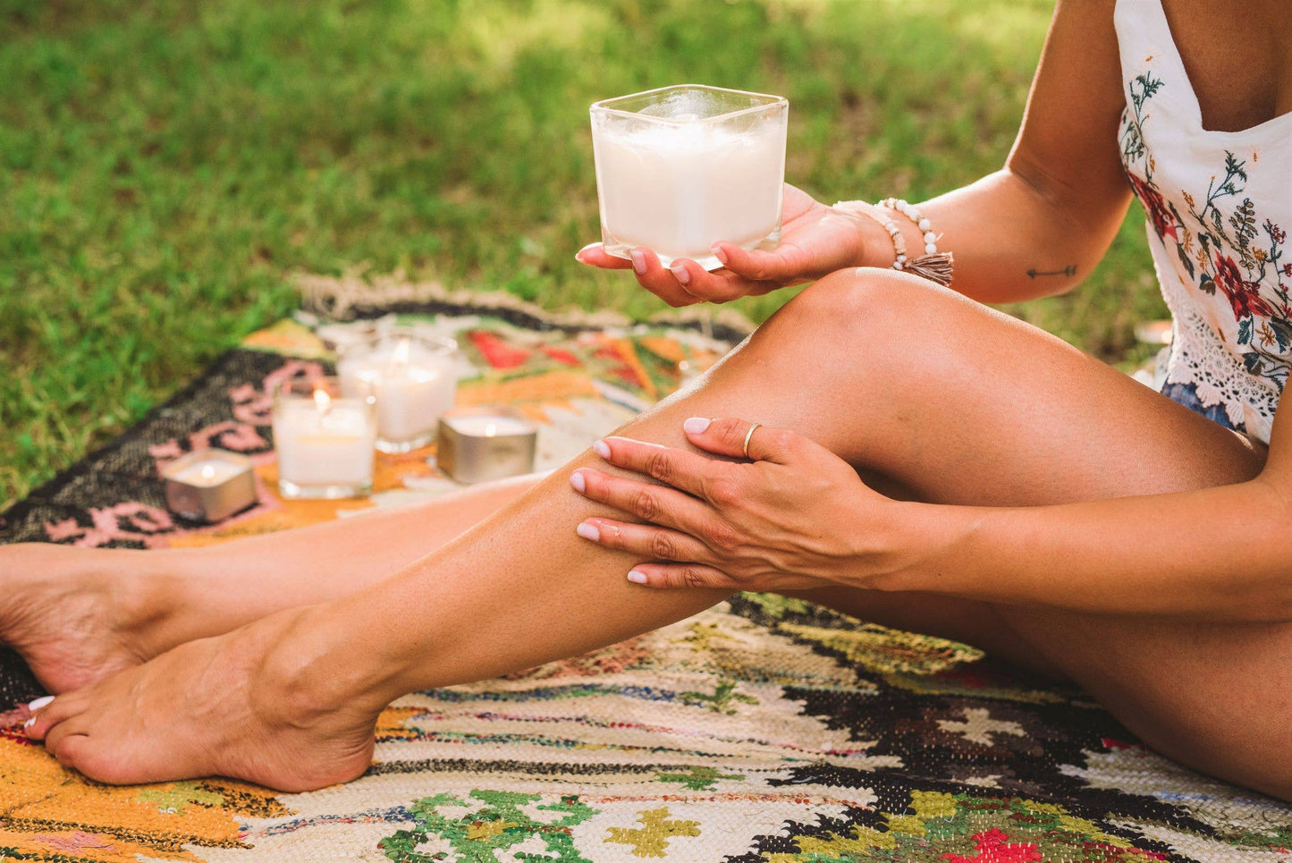 Creative Energy Candles - Warm Tobacco & Coriander: 2-in-1 Soy Lotion Candle: Tester - 6 oz
