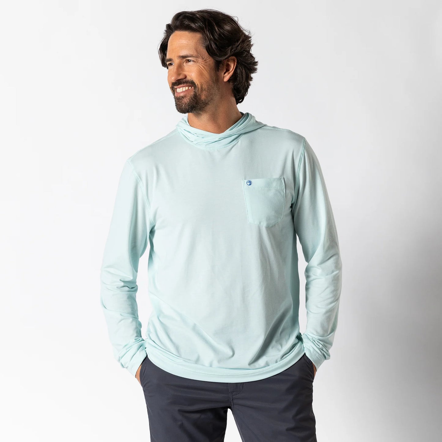 LS WINDWARD PERFORMANCE HOODED T-SHIRT