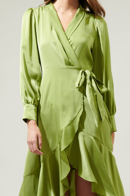 Sugarlips - Ophelia Wrap Midi Dress