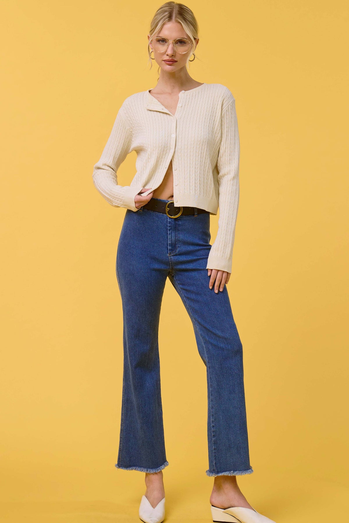 Stretchy Flare Pants Jeans