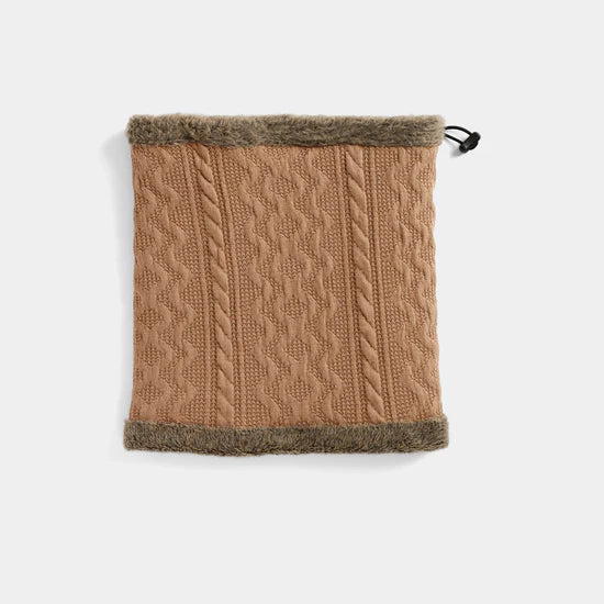 Convertible Snood/Hat in Tan