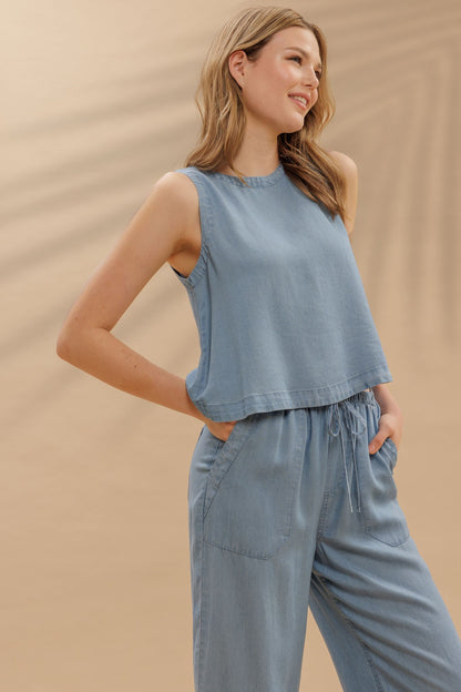 Chambray Pants & Top Set