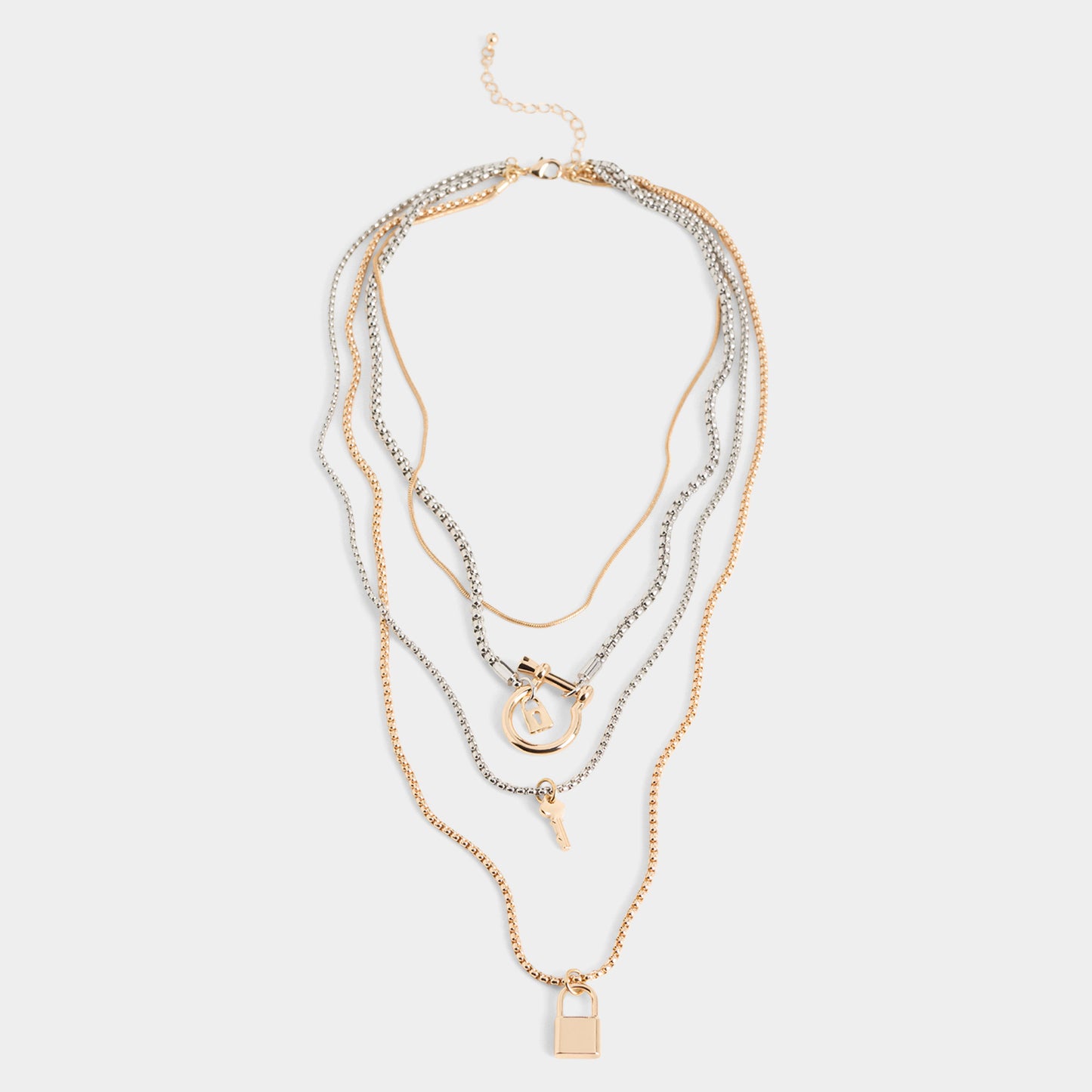 Noah Necklace - Mixed Metals