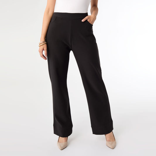 Georgie Wide Leg Bottom - Black XS