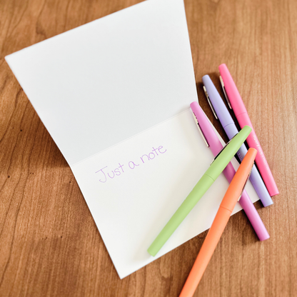 So Thoughtful Gifts - Potted Stems Notecard Set of 10 - Blank Inside