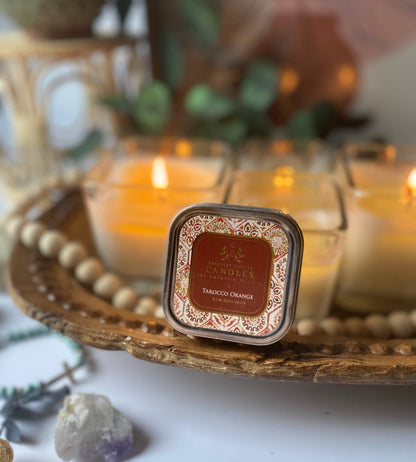 Creative Energy Candles - Tarocco Orange: 2-in-1 Soy Lotion Candle: Medium - 6 oz