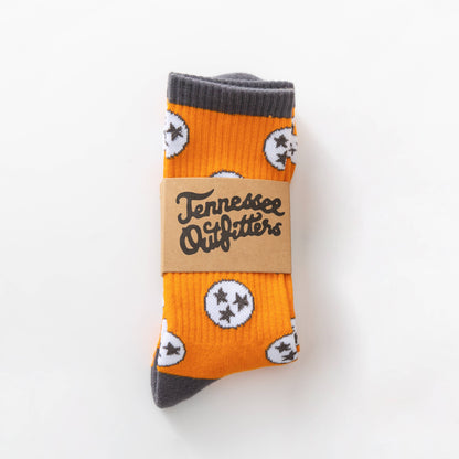 Tennessee Outfitters - Holler Orange Tennessee Sock