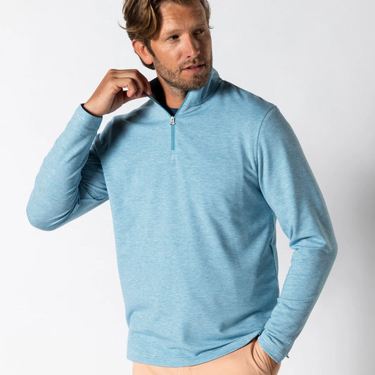 LS WAKEMAN STRIPE PERFORMANCE 1/4 ZIP PULLOVER