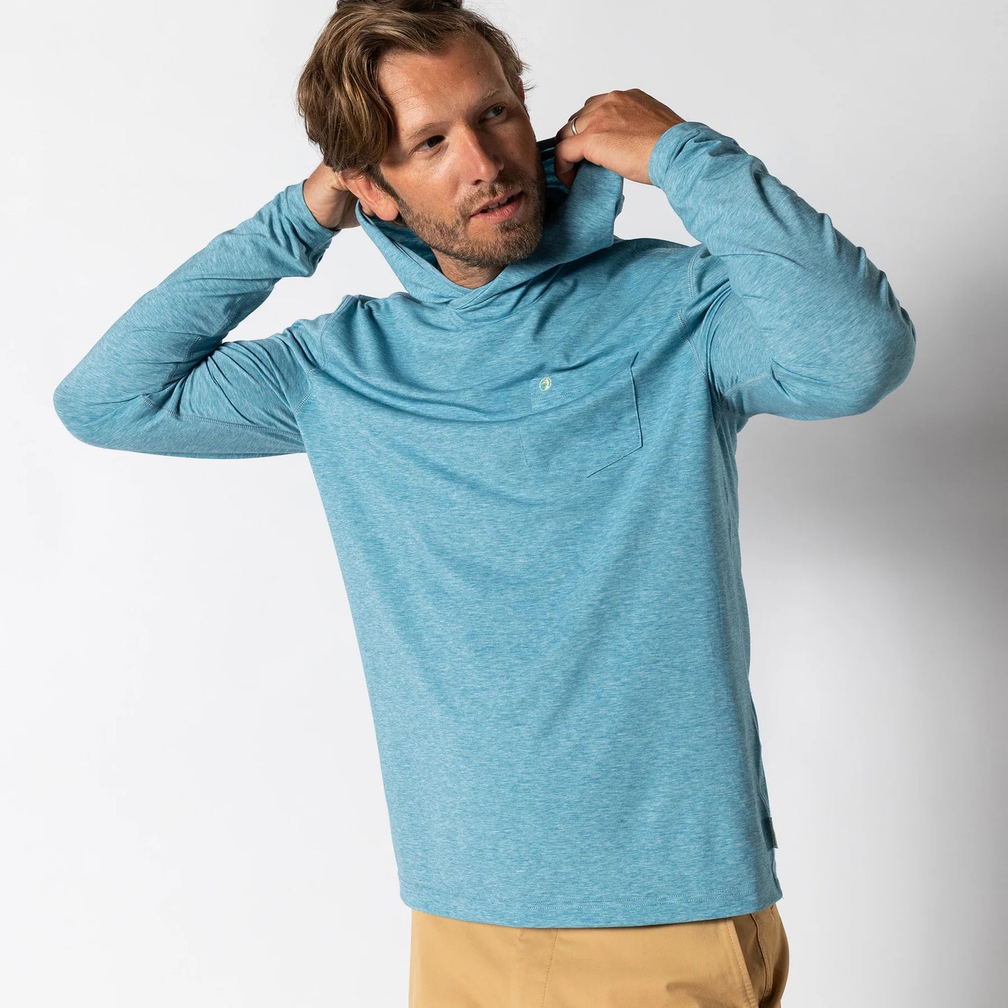 LS WINDWARD PERFORMANCE HOODED T-SHIRT