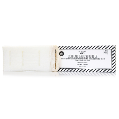 Spongellé | Summer Gifts | Father's Day - Men's Extreme Body Wash Infused Back Scrubber
