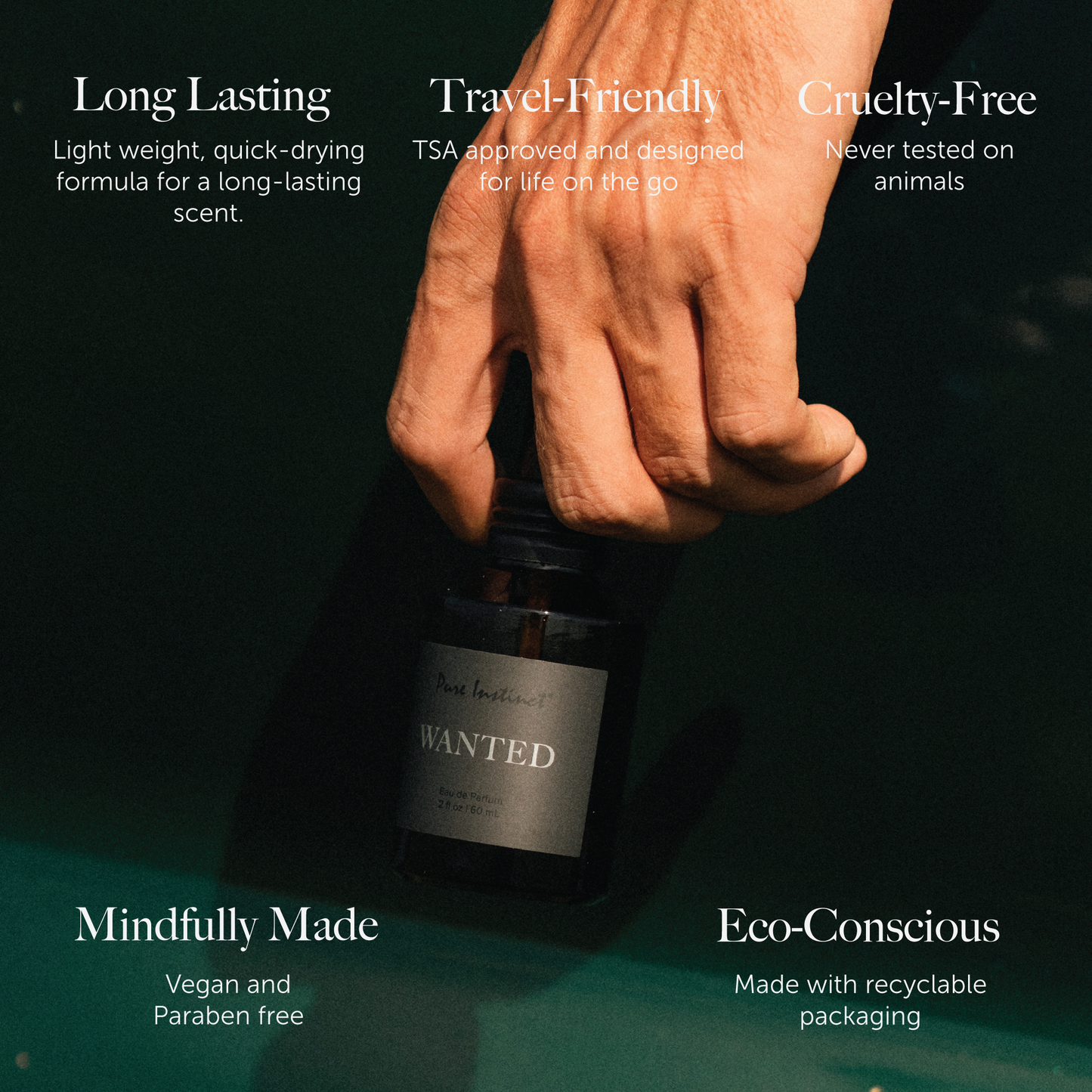 Pure Instinct - WANTED - Pheromone Cologne Spray 60mL