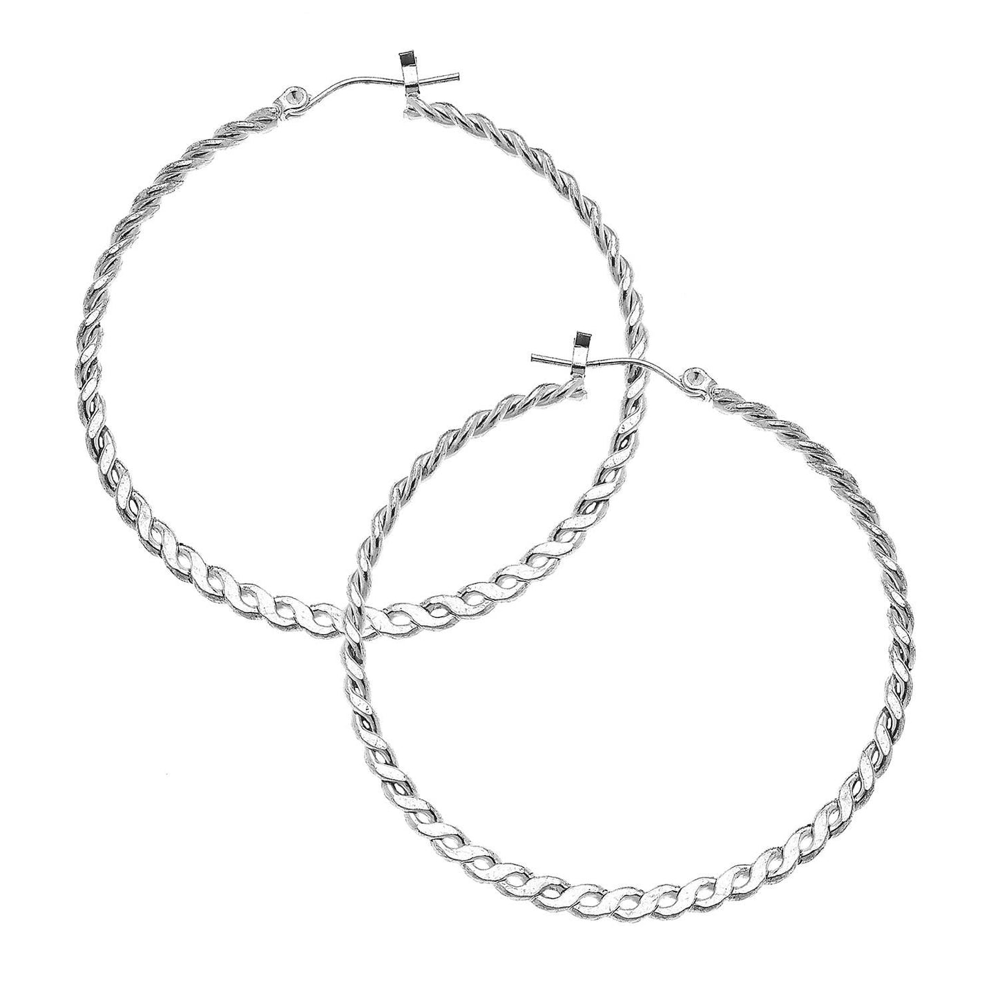 Silver Hoop Earrings