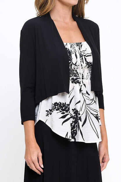 Modal Open Front Bolero Cardigan