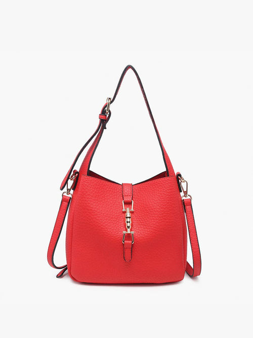 Agnes Classic Satchel w/ Press Lock & Inner Bag