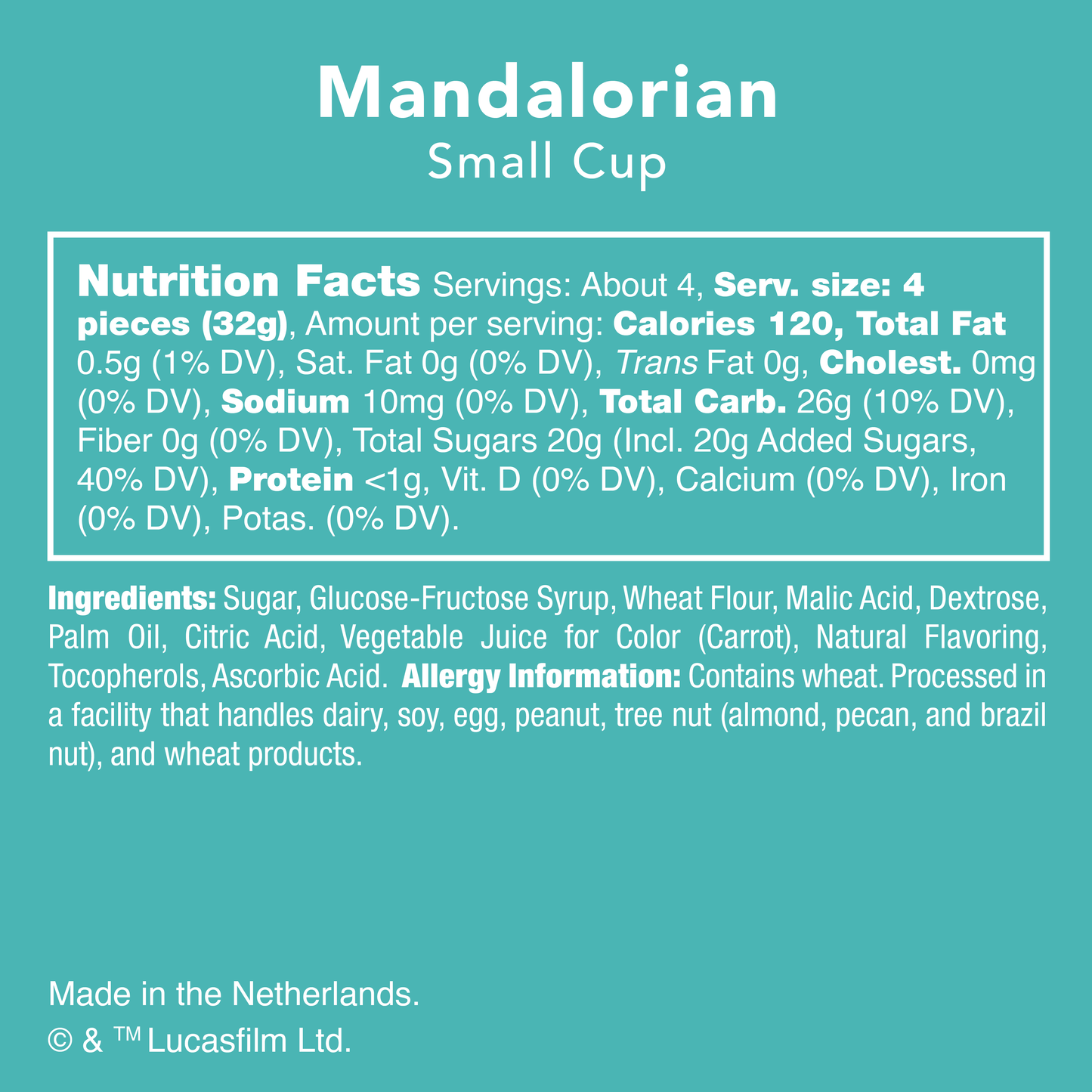 Candy Club - Mandalorian Candy Gummies - STAR WARS™ Collection