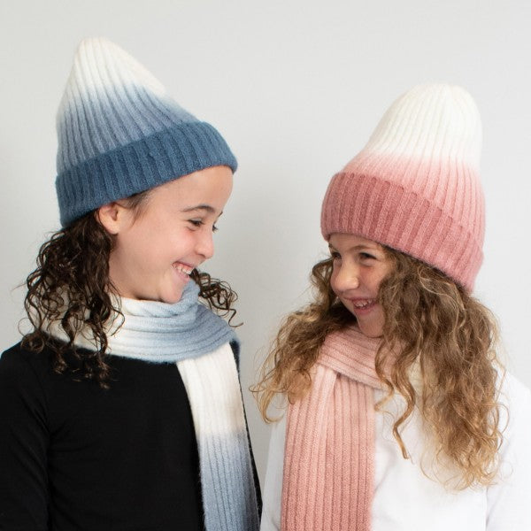 Kids Ombre Knit Beanie