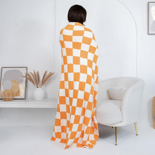 Solmere Blanket – Checkered Print Blanket