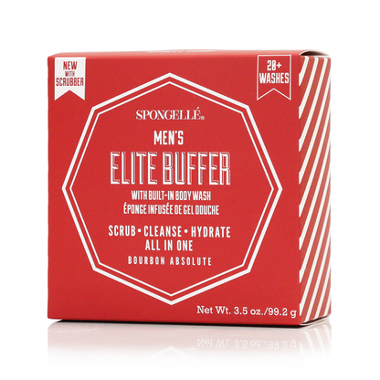 Spongellé | Summer Gifts | Father's Day - Men's Elite Buffer (Bourbon Absolute)