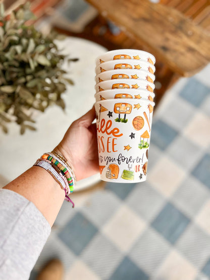 Knoxville, TN Multi-Sport Reusable Cups - Set of 6