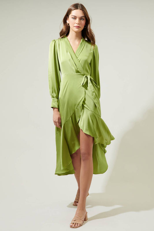Sugarlips - Ophelia Wrap Midi Dress