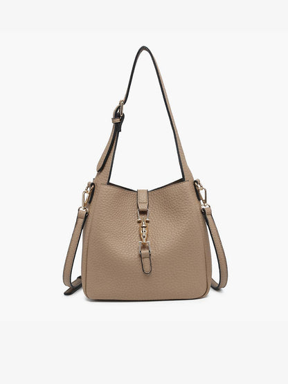 Agnes Classic Satchel w/ Press Lock & Inner Bag
