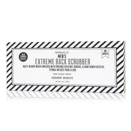 Spongellé | Summer Gifts | Father's Day - Men's Extreme Body Wash Infused Back Scrubber