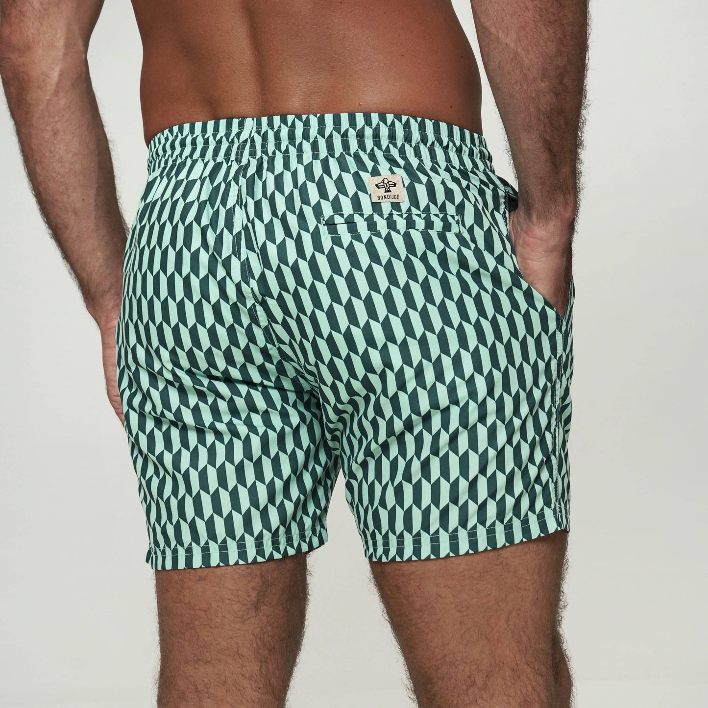 Bondi Joe Swimwear - Lamrock Mens Swim Trunks