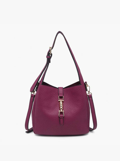 Agnes Classic Satchel w/ Press Lock & Inner Bag