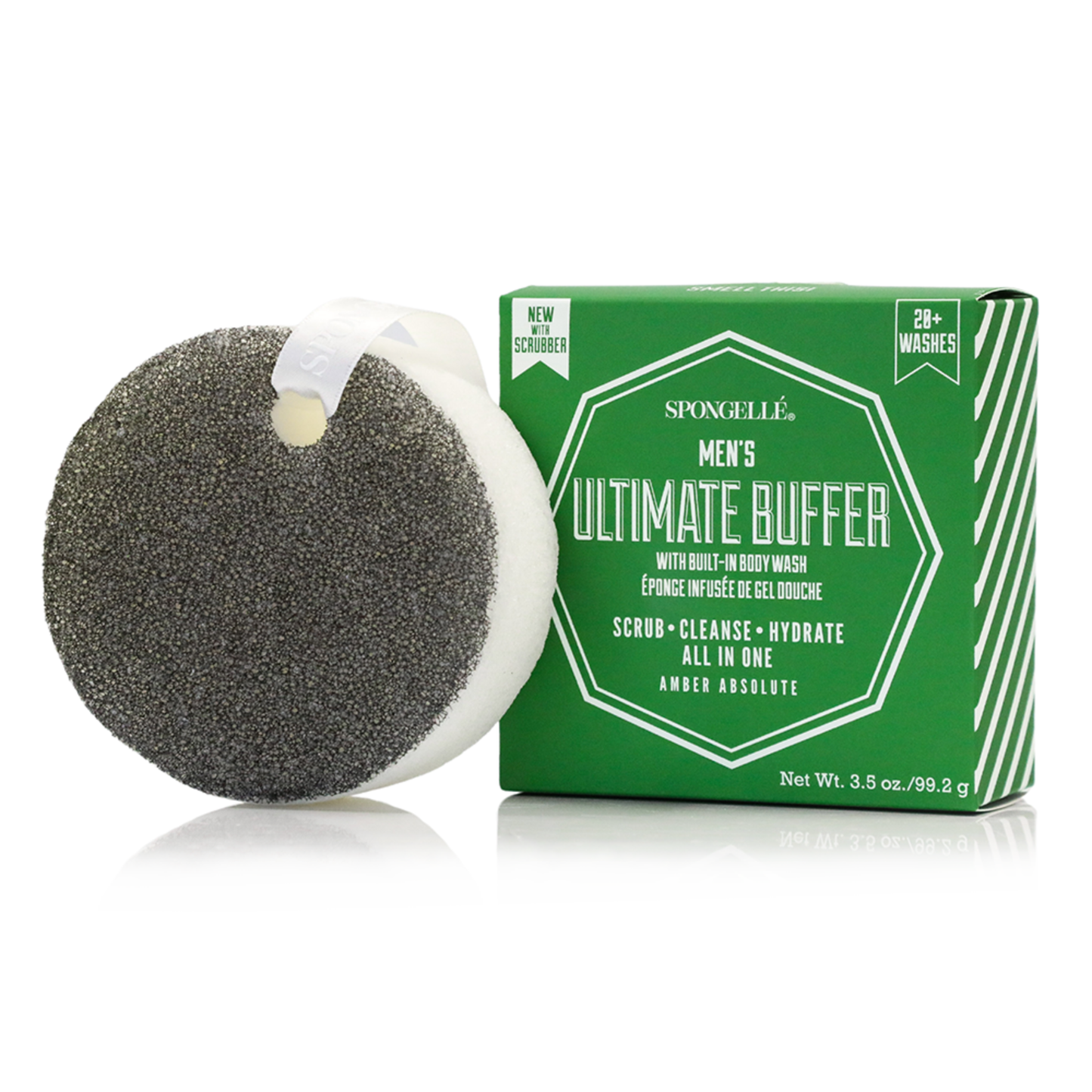 Spongellé | Summer Gifts | Father's Day - Men's Ultimate Buffer (Amber Absolute)