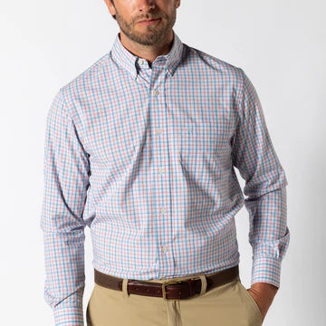 LS PERFORMANCE POPLIN SPORT SHIRT - TRENT PLAID