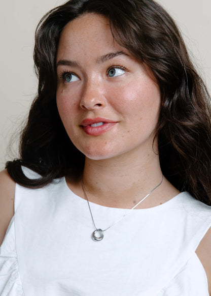 Defying Gravity Necklace - Silver