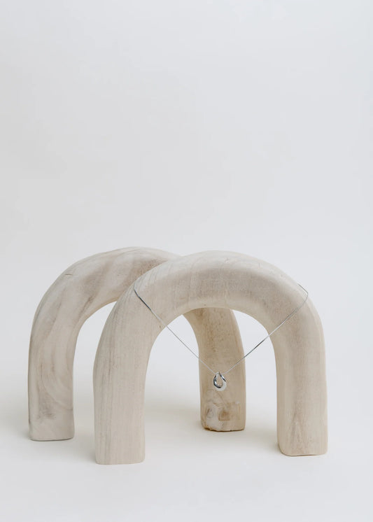 Defying Gravity Necklace - Silver