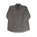 L/S Geo Print Sportshirt - Taupe/Black