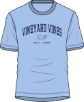 VV Heritage Wash Short Sleeve Tee in Jake Blue